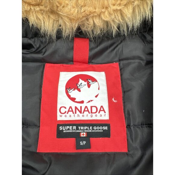 Canada Goose Parka Jacket Women's Small Bomber Hood Down Full Zip Chilliwack - Picture 9 of 16